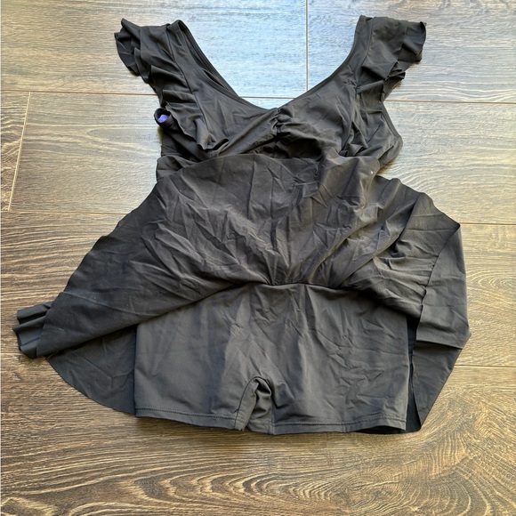 Black Frill Dress - Picture 3 of 4
